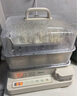 美的（Midea）電蒸鍋 22L三層大容量外置加水蒸鍋電蒸鍋 透明視窗不銹鋼蒸片多用途蒸包子鍋多功能鍋ZGC322301 曬單實(shí)拍圖
