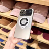 曼爾【音量防塵孔】適用蘋果16手機(jī)殼iPhone16promax磁吸大視窗一體支架殼ip15鏡頭膜全包保護(hù)套14pm 【沙漠色鈦金屬】全新磁吸支架-解放雙手-不粘指紋 iPhone 16 Pro Ma 曬單實(shí)拍圖