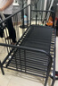 宜家（IKEA）費斯多多功能鐵藝床坐臥兩用單人床耐用小戶型沙發(fā)床 坐臥兩用床框架（不含床墊）/上 80x200cm 曬單實拍圖