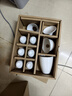 菲享 羊脂玉功夫茶具套裝家用客廳簡約辦公室會客德化白瓷蓋碗茶杯 羊脂玉描金款套裝-玉蘭杯型 10頭 【2022新款白瓷茶具套裝】 曬單實拍圖