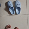 名創(chuàng)優(yōu)品（MINISO）洞洞鞋男女夏季外穿沙灘涼鞋防滑厚底踩屎感包頭涼拖鞋 藍(lán) 40-41 曬單實(shí)拍圖