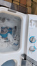 海爾（Haier）洗衣機(jī)半自動雙缸雙桶脫水機(jī)甩干機(jī)大容量家用強(qiáng)勁動力水電分離洗脫分離防鼠底座操作簡單結(jié)實(shí)耐用 新品【強(qiáng)效去污款】10公斤+噴淋漂洗+可定時(shí) 曬單實(shí)拍圖