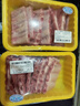 【180天白豬家庭裝】冰鮮豬肋排帶軟骨1kg 曬單實(shí)拍圖