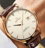 OMTCA新款專(zhuān)柜男士手表機械表商務(wù)防水十大名牌專(zhuān)用男表 玫金白面 40mm 曬單實(shí)拍圖
