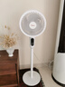 美的（Midea）空氣循環(huán)扇 電風(fēng)扇家用立式落地語(yǔ)音風(fēng)扇直流變頻輕音節能小風(fēng)扇抑菌凈化電扇  GDI24WG 曬單實(shí)拍圖