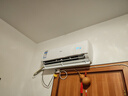 海爾（Haier）空調 靜悅 大一匹/1.5匹新能效變頻冷暖 家用臥室壁掛式掛機 自清潔 防直吹 WIFI智控 以舊換新 1.5匹 三級能效大導板+防直吹+自清潔+速冷熱 曬單實(shí)拍圖