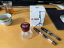 TWSBI三文堂彩色鋼筆墨水非碳素鋼筆墨水玻璃蘸水筆不堵筆彩色大瓶裝墨水帶吸墨輔助上墨器 純黑色 曬單實(shí)拍圖