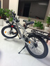鳳凰（Phoenix）兒童自行車(chē)6-12歲中大童男孩山地車(chē)青少年變速學(xué)生車(chē)單車(chē)小學(xué)生車(chē) A6- 亮銀色- 單速輻條輪-帶后座架 20寸(適合身高130-150cm) 曬單實(shí)拍圖