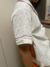 柏姬然圓點(diǎn)刺繡KT貓三件套裝睡衣女款薄夏季純棉短袖學(xué)生開(kāi)衫棉綢 R8939 M 曬單實(shí)拍圖