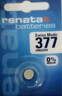 瑞納達（RENATA）SR626SW/377手表電池紐扣電池斯沃琪swatch天梭原裝ck卡西歐dw石英表電子1粒瑞士進口 曬單實拍圖