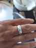 遇鹿999高檔純足銀戒指一對(duì)男女六字真言活口情侶結(jié)婚生日禮首飾品端 999足銀六字真言 情侶款（一對(duì)） 曬單實(shí)拍圖