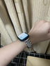 Z&Y適用蘋果手表iWatchs9表帶金屬不銹鋼AppleWatch高級感ultra細(xì)款夏天s8鏈條s10蝴蝶扣ins風(fēng)女款 銀色 46mm表盤【適用新品10代iwatch] 曬單實(shí)拍圖