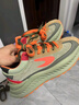 Saprede男鞋2025夏季新款透氣潮流運動(dòng)老爹鞋時(shí)尚跑步休閑厚底增高鞋子男 綠色 42 曬單實(shí)拍圖