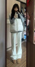 Shelley Jonescleanfit白色彎刀牛仔褲男款夏季高個(gè)子加長(zhǎng)vibe褲子直筒微喇長(zhǎng)褲 白色 XL [推薦120-140斤] 曬單實(shí)拍圖