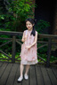 WVD國際品牌女童旗袍新中式連衣裙2025新款夏季薄款兒童民國風(fēng)裙子中國風(fēng)夏裝 蝦粉 蝦粉 110 CM 曬單實(shí)拍圖