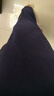 皮爾卡丹春夏新款中年女士棉麻文藝休閑闊腿褲松緊腰高等薄款垂感亞麻褲子 深藍(lán)色 L 96-120斤 曬單實拍圖