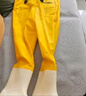 羚特趕海連體褲兒童玩水連體衣沙水服涉水服下水褲-檸檬黃 27 曬單實拍圖