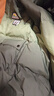 巴拉巴拉童裝兒童羽絨服男童冬裝加厚保暖外套連帽上衣小童戶(hù)外潮 綠色調00344-灰鴨絨 120 （充絨量129g） 曬單實(shí)拍圖