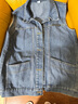萱圖婭春秋新款大碼牛仔馬甲女休閑減齡寬松百搭洋氣口袋坎肩背心外套潮 圖片色 2XL 125-135斤 曬單實(shí)拍圖