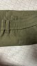 吉普（JEEP）休閑褲男夏季薄款直筒褲子男士潮流百搭男褲寬松長褲 軍綠 XL 曬單實拍圖