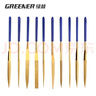 綠林（GREENER）銼刀打磨11件套裝3x140mm金剛石挫鋼家用打磨棒合金鍍鈦戳什錦 曬單實(shí)拍圖