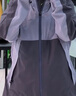 迪卡儂（DECATHLON）沖鋒衣男女男款登山防風(fēng)防水夾克風(fēng)衣單層硬殼沖鋒衣MH500 蒼紫色(女) S 曬單實(shí)拍圖