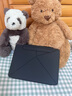 治霆iPad Pro234平板11寸保護套20/21/22全包邊框可拆卸磁吸K折雙面夾輕薄折疊旋轉支架防彎摔-深邃黑 曬單實(shí)拍圖
