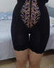 婷曼 逸身材管理器美容院同款美體塑形文胸腰夾塑褲三件套 二代舒語(yǔ)黑色【五分束褲】 S 64碼（75-85斤） 曬單實(shí)拍圖