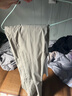 JEEP SPIRIT吉普冰絲休閑褲男夏季涼感寬松直筒戶外傘兵工裝褲子 卡其  XL  曬單實(shí)拍圖