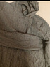 優(yōu)衣庫女裝可機洗紐花針織連帽套頭衫/25秋冬新款478871 01 乳白色 L /160/88 曬單實拍圖