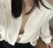 伊燦長(cháng)款滿(mǎn)天星仿珍珠項鏈女2025年新款爆款頸鏈輕奢精致高級感鎖骨鏈 長(cháng)款滿(mǎn)天星珍珠項鏈 曬單實(shí)拍圖