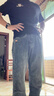 棉之雪薄款寬松直筒牛仔褲男款美式復古春秋款休閑長(cháng)褲子 藍灰色 32 【165CM-170CM】 曬單實(shí)拍圖