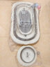 iuu嬰兒洗澡盆兒童浴盆大號寶寶可折疊可坐可躺新生兒童用品 【北歐灰】浴盆+可調節浴架+臉盆 材質(zhì)：食品級PP材質(zhì)，安全無(wú)異味 曬單實(shí)拍圖