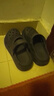 名創(chuàng  )優(yōu)品（MINISO）洞洞鞋男女夏季外穿涼鞋防滑厚底踩屎感包頭涼拖鞋 黑色+海洋星星 曬單實(shí)拍圖