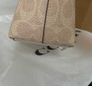 蔻馳（COACH） 女包奢侈品CITY迷你托特包女士斜挎手提包七夕情人節(jié)禮物 沙黃色配白色CW032IMXDM 曬單實(shí)拍圖