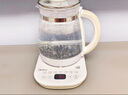 美的（Midea）家用養生壺 1.5L全自動(dòng)玻璃燒水壺 多段保溫電熱水壺 一體恒溫煮茶壺 輕音柔聲燉煮智能預約 升級新品【玻璃壺蓋】YS15P202 1.5L 曬單實(shí)拍圖