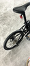 大行（DAHON）折疊自行車(chē)20英寸8速鋁合金D8碟剎版KBA083暴龍款  黑色 曬單實(shí)拍圖