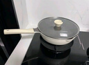 紅廚有鈦炒鍋不粘鍋平底煎炒鍋陶瓷家用煎牛排炒菜鍋電磁爐燃氣灶28cm 曬單實(shí)拍圖