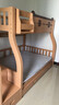 果咖兒全實木上下床兒童床男孩女孩高低床子母床雙層床小戶型上下床 爬梯款 上床寬115  下床寬135 曬單實拍圖