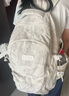viney時尚書包簡約大容量初中高中大學(xué)生雙肩包女4-6年級小學(xué)生背包 米白色+可愛掛件 高顏值通勤百搭戶外出游旅行包 曬單實(shí)拍圖
