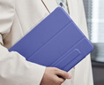 億色適用ipad pro11保護套2022/21/20蘋(píng)果平板電腦保護殼11英寸磁吸平板支架輕薄便攜防摔帶搭扣皮套紫 曬單實(shí)拍圖