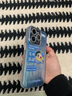 圣圖朗搞笑小新適用iPhone16PromAX蘋果15手機(jī)殼13閃粉鏡頭膜plus羽紗支架14小眾女款11全包12防摔保護(hù)套 羽紗殼-藍(lán)底無所謂-單殼 iPhone 14 Pro 曬單實(shí)拍圖