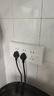 國(guó)際電工暗裝拓?cái)U(kuò)展式插座86型轉(zhuǎn)換器延伸插座面板一開五孔帶開關(guān)一轉(zhuǎn)多 【白色-21孔】向右擴(kuò)展+獨(dú)立開關(guān) 曬單實(shí)拍圖