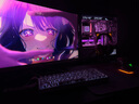 瓦爾基里（VALKYRIE）VK03-M WHITE 白色 M-ATX 游戲電腦臺式機箱 支持360水冷 6.2吋觸摸屏 曲面玻璃270°海景房 曬單實拍圖