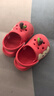 chedoir卡通蘋(píng)果洞洞鞋兒童外穿男女夏季2025新款可愛(ài)防滑小孩涼拖鞋夏 紅蘋(píng)果 15 cm內長(cháng)【150】腳長(cháng)約14.5-15穿 曬單實(shí)拍圖
