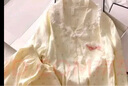 俞兆林春秋新款日系碎花睡衣女云朵棉可愛(ài)花邊長(cháng)袖長(cháng)褲家居服套裝 曬單實(shí)拍圖