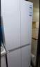 海爾（Haier）小紅花系列418升594mm專(zhuān)業(yè)超薄零嵌十字T型家用電冰箱一級能效BCD-418WGHTDB9WVU1國家補貼20% 曬單實(shí)拍圖