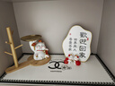 赟婭創(chuàng)意招財貓玄關鑰匙收納擺件客廳發(fā)財貓裝飾擺設喬遷之喜搬家禮物 招財福貓5件套 曬單實拍圖