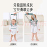愛(ài)寶適嬰兒學(xué)步帶防走失牽引繩安全防勒四季通用透氣款 星際灰 S360 曬單實(shí)拍圖
