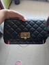 CHARLES&KEITH經(jīng)典菱格鏈條小方單肩斜挎包包女包生日禮物CK2-70160131 Black黑色 小包 曬單實(shí)拍圖